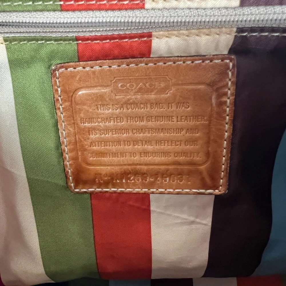 Coach Legacy Willis 70th Anniversary Colorblock Satchel - Picture 13 of 15